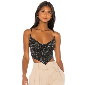 Deonna bandana studded top